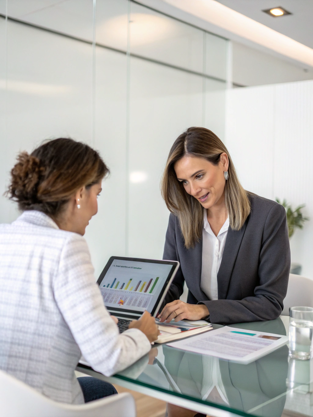 Black woman executive coach conducting one-on-one wealth and advisory mentorship session