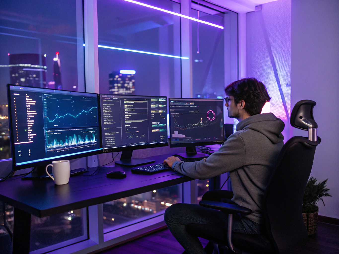 Black tech consultancy founder and advisor reviewing revenue models in an executive office