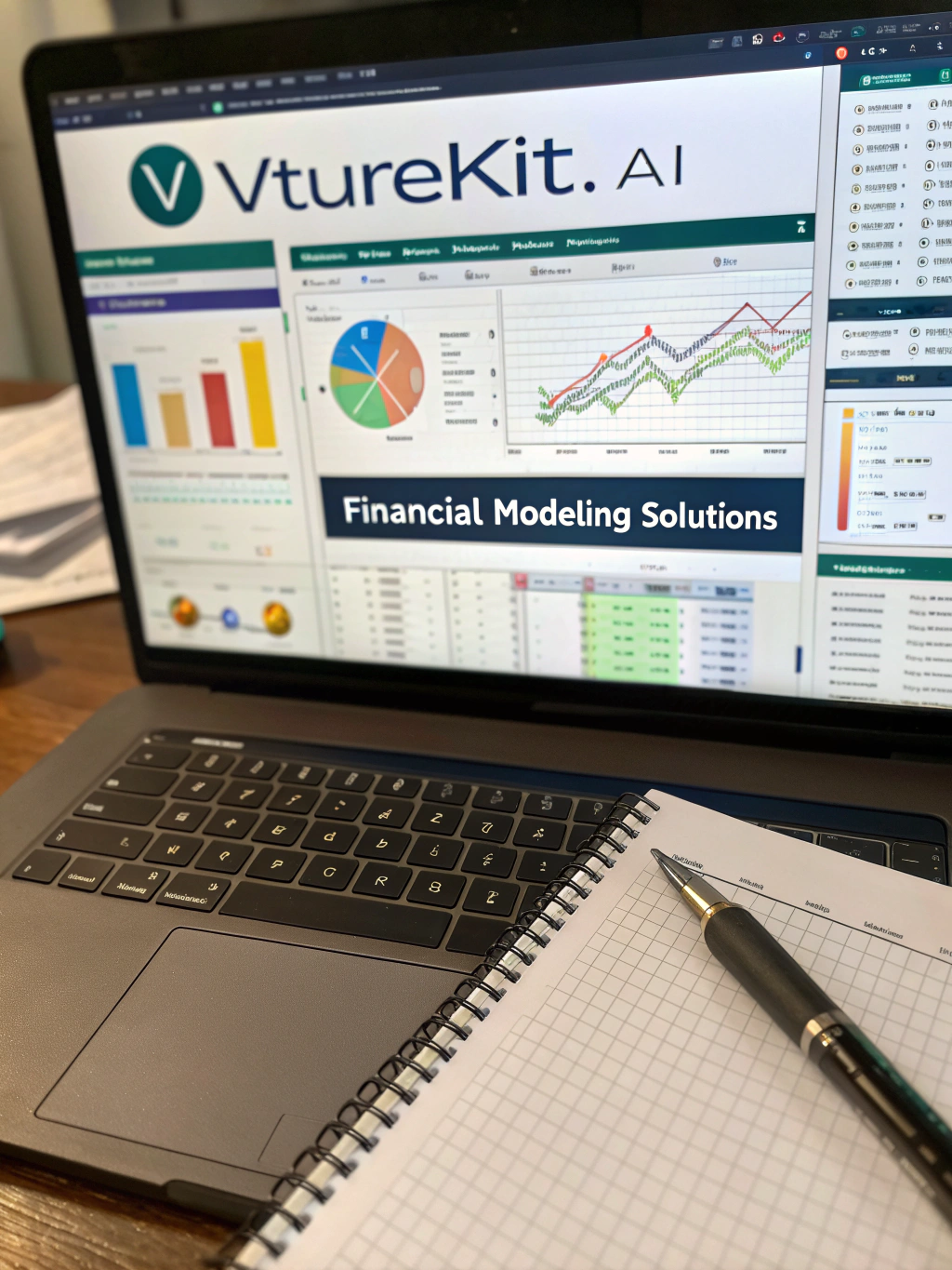 Financial modeling and educational interface displaying core business benchmarks